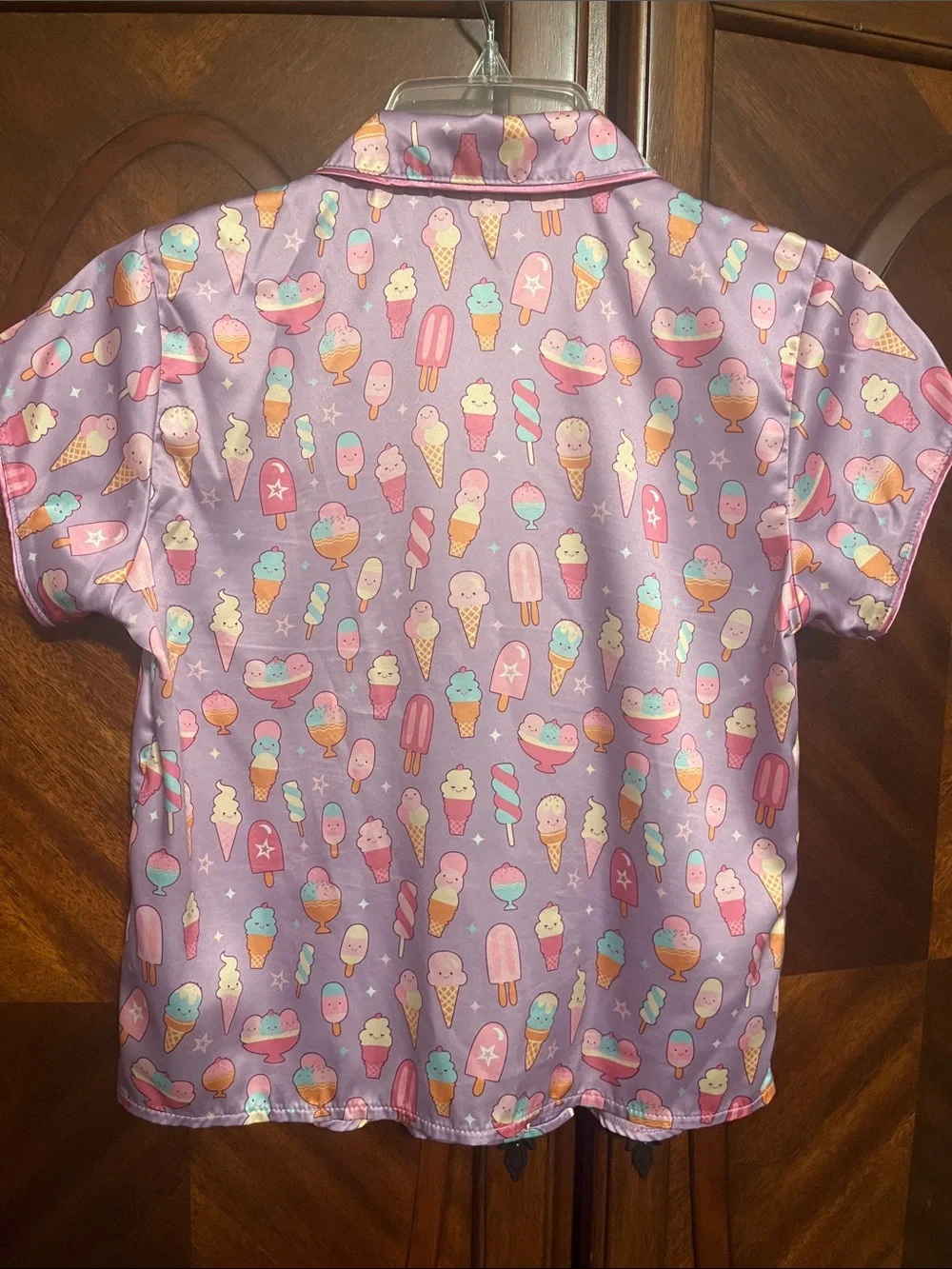 American Girl Purple Ice Cream & Popsicle Pajama Set-Sweet Dream PJs for Girls